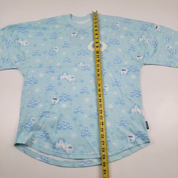 Disney Blue Yeti Spirit Jersey Long Sleeve Shirt Sz XS Unisex - Picture 9 of 11